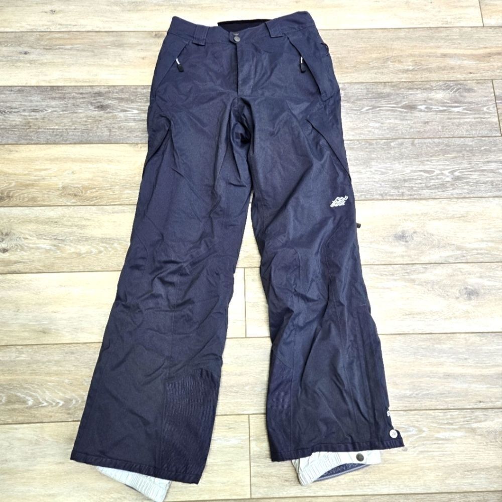 EMS ski snowboard snow pants size women's x small xs dark grey recco syste